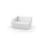 Luar Fiberglass FAZ Bahagian Sofa In White